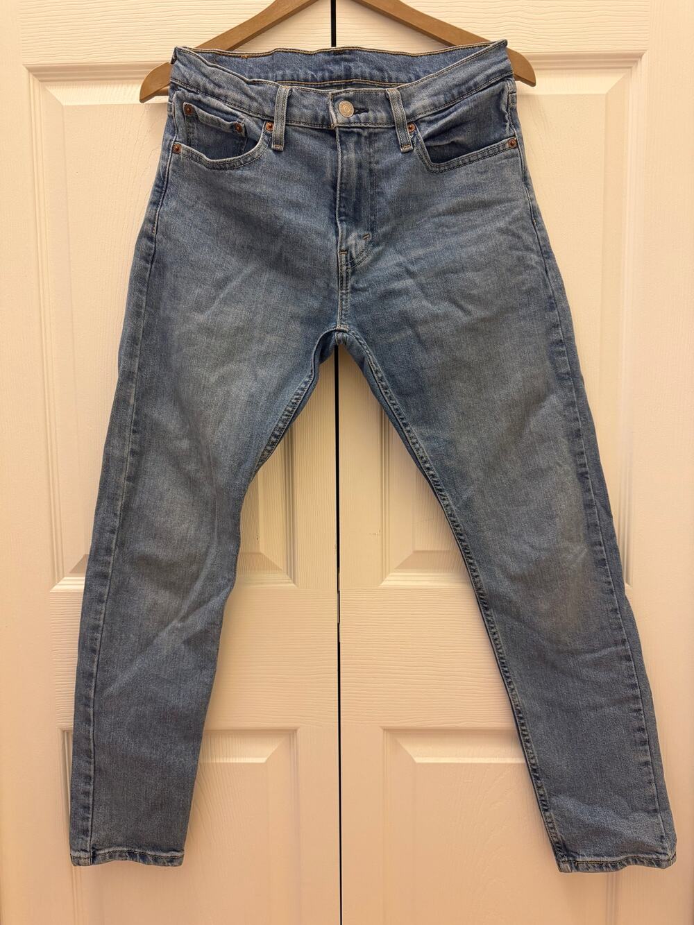 Levi's Men's 512 Slim Taper Jeans 30x30 Light-Wash Blue